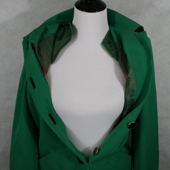 Vintage 80's R. B. Design Group Lime Green Poly Microfiber Midi Dress SZ 8 EUC - Picture 8 of 12